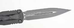Microtech 227-1 DLCT Dirac Delta Black DLC Double Edge Dagger (USA) All Knife Brands