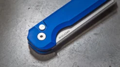 Brand new 👏 Arcform Blue Slimfoot ARC-061 Auto Knife Stonewash 3.1" 154CM (USA) 💯 12 Arcform Blue Slimfoot ARC-061 Auto Knife Stonewash 3.1