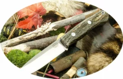 BARK RIVER KNIVES Bark River Aurora Knife CPM 3V Green Jutewood (USA)