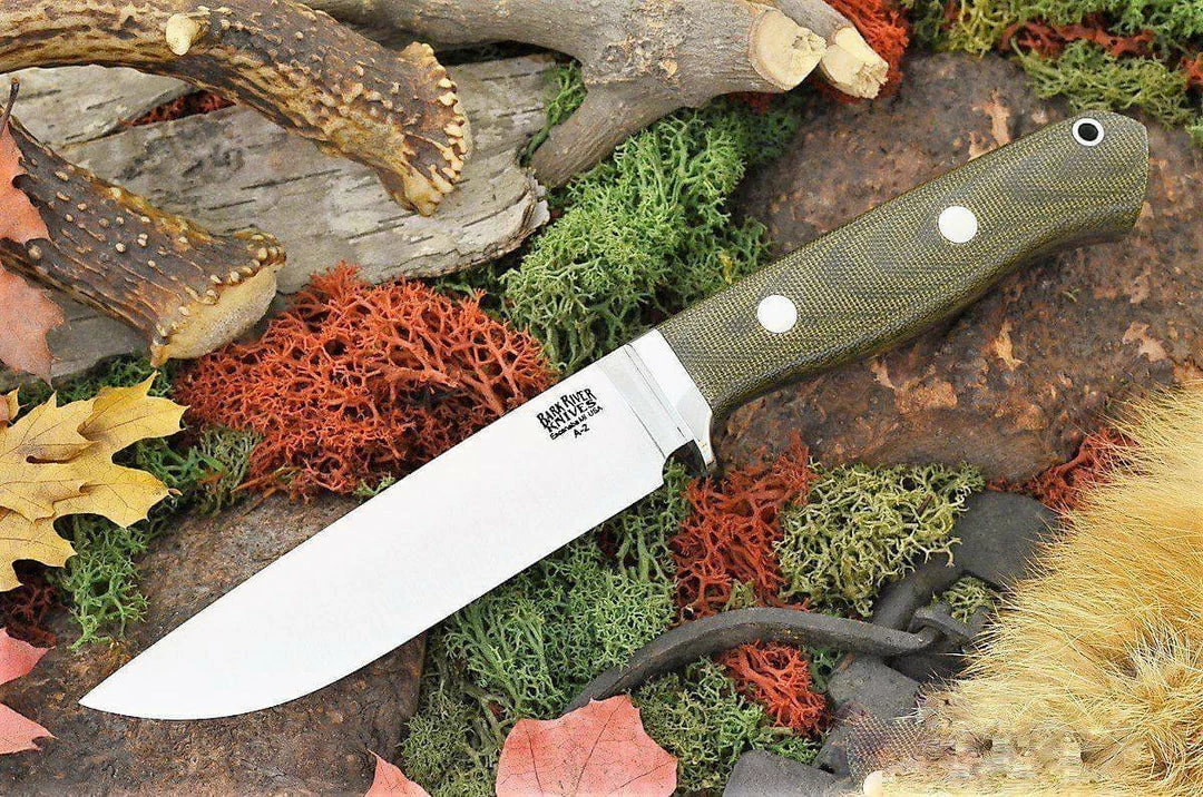 Brand new ✔️ Bark River Knives Camp & Trail Knife ❤️ 3 Bark River Knives Camp & Trail Knife