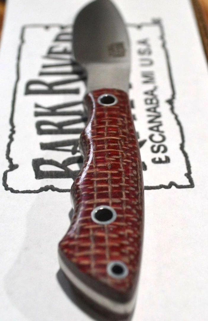 Buy ⭐ BARK RIVER KNIVES Bark River Mini Canadian CPM 3V Knife Micarta W/ White Liners (USA) ✔️ 5 BARK RIVER KNIVES Bark River Mini Canadian CPM 3V Knife Micarta W/ White Liners (USA)