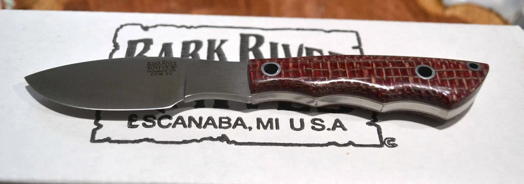 Buy ⭐ BARK RIVER KNIVES Bark River Mini Canadian CPM 3V Knife Micarta W/ White Liners (USA) ✔️ 6 BARK RIVER KNIVES Bark River Mini Canadian CPM 3V Knife Micarta W/ White Liners (USA)