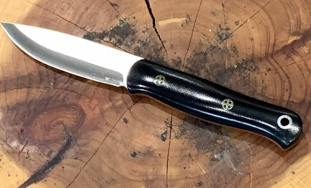 Hot Sale 😍 BARK RIVER KNIVES Bark River Ultralite Bushcrafter CPM 3V Black Micarta Handles Mosaic Pins 🛒 3 BARK RIVER KNIVES Bark River Ultralite Bushcrafter CPM 3V Black Micarta Handles Mosaic Pins