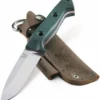Benchmade 162 Bushcrafter Fixed 4.43" S30V Satin Blade, Green G10 (USA)