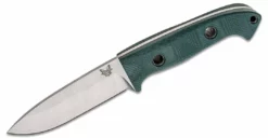 Benchmade 162 Bushcrafter Fixed 4.43" S30V Satin Blade, Green G10 (USA)