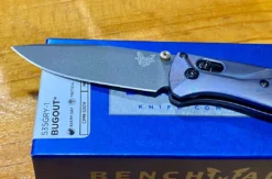 Benchmade 535GRY-1 Semi-Custom Bugout Knife W/ Ti Handles