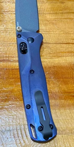 Benchmade 535GRY-1 Semi-Custom Bugout Knife W/ Ti Handles