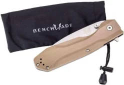 Benchmade 928 Osborne Proxy - Titanium / Tan G-10