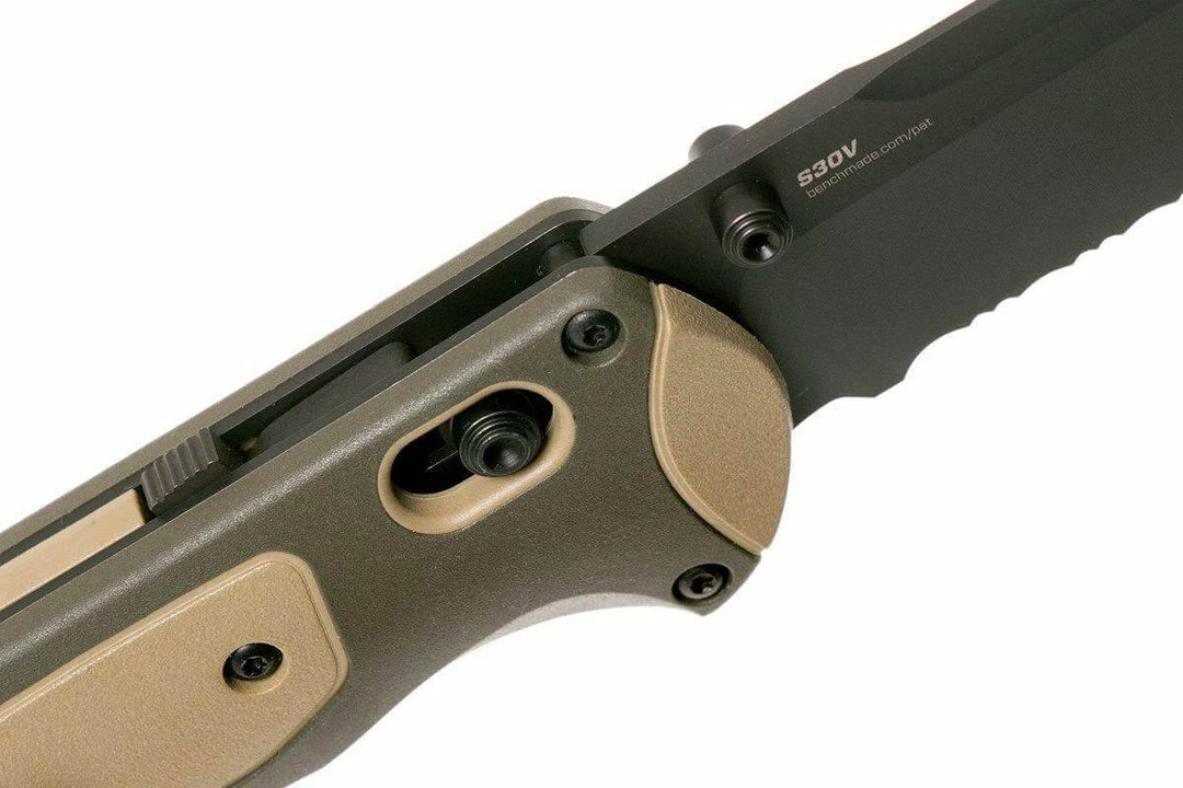 Promo 😉 Benchmade Boost Federal Government Exclusive 590SBK-1 Tan Serrated 🌟 8 Benchmade Boost Federal Government Exclusive 590SBK-1 Tan Serrated