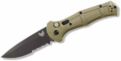 Benchmade Claymore Auto Folding Knife 9070SBK-1 CPM-D2 Ranger Green Grivory Handles