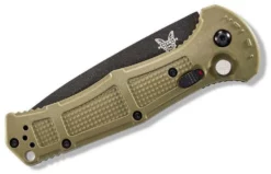 Benchmade Claymore Auto Folding Knife 9070SBK-1 CPM-D2 Ranger Green Grivory Handles