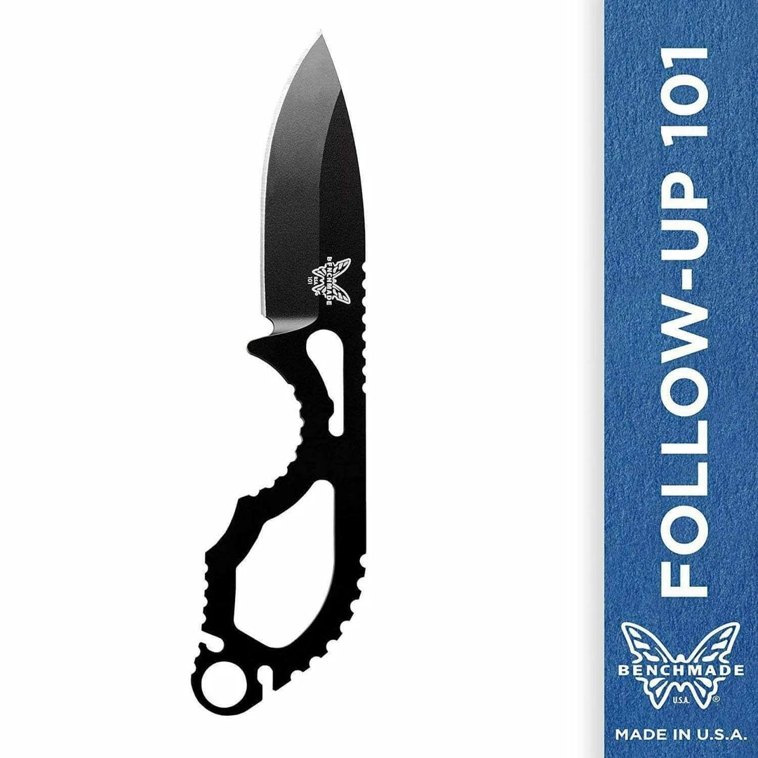 Budget π€© Benchmade Follow-Up Fixed Blade Black (2.6") 101BK π₯ 3 Benchmade Follow-Up Fixed Blade Black (2.6") 101BK