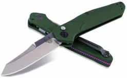 Benchmade Osborne 9400 Auto Knife Green Aluminum (3.4