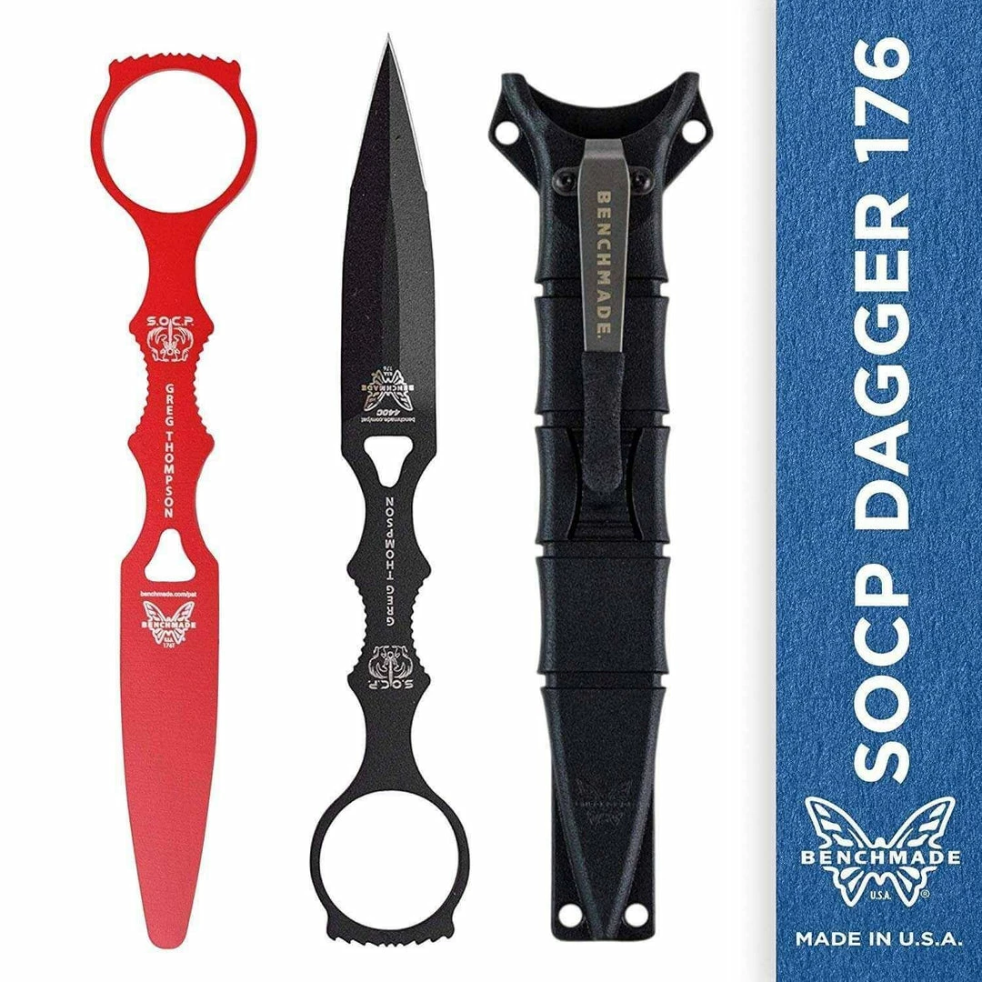 Top 10 π Benchmade SOCP 176BK-Combo Dagger Knife W/ Trainer (USA) π 5 Benchmade SOCP 176BK-Combo Dagger Knife W/ Trainer (USA)