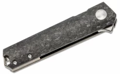 Boker 01BO231 Lucas Burnley Kwaiken Compact Auto Knife (USA) D2 Marble Carbon