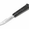 Boker 06EX227 Balisong Tactical Small Butterfly Knife Black G-10 (3.4")