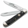 Flash Sale 👏 Boker 110733 Trapper Pocket Knife 4.25" Black Jigged Bone 💯 1 Boker 110733 Trapper Pocket Knife 4.25" Black Jigged Bone