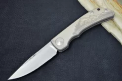CHRIS REEVE KNIVES Chris Reeve Custom Impinda Blade Show Knife Titanium “The Climb”