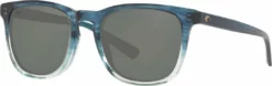 Costa Sullivan - Shiny Deep Teal Fade - Gray Silver Mirror 580G Costa Sunglasses