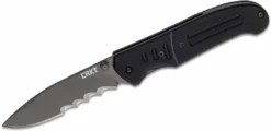 CRKT 6865 Ignitor T Assisted Folding Knife 3.38" Black G10 Handles