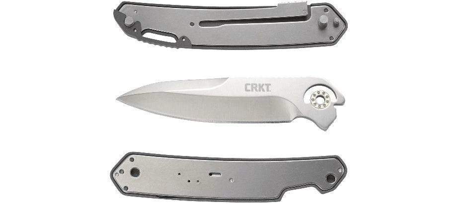 Cheapest π― CRKT Knives CRKT Bona Fide Linerlock Silver D2 Field Strip Folding Knife π 7 CRKT Knives CRKT Bona Fide Linerlock Silver D2 Field Strip Folding Knife