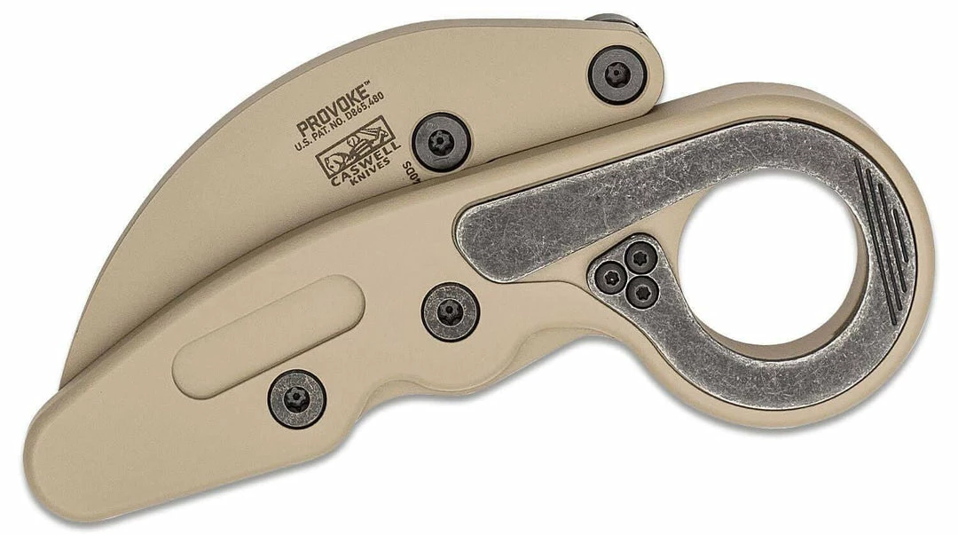 Promo 😍 CRKT Kinematic Provoke Desert Sand Folding Karambit 2.41" D2s CRKT Knives 🔔 7 CRKT Kinematic Provoke Desert Sand Folding Karambit 2.41" D2s CRKT Knives