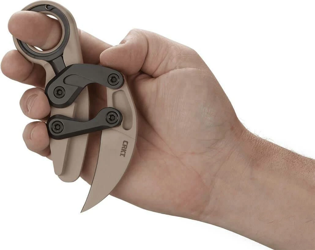 Promo 😍 CRKT Kinematic Provoke Desert Sand Folding Karambit 2.41" D2s CRKT Knives 🔔 9 CRKT Kinematic Provoke Desert Sand Folding Karambit 2.41" D2s CRKT Knives