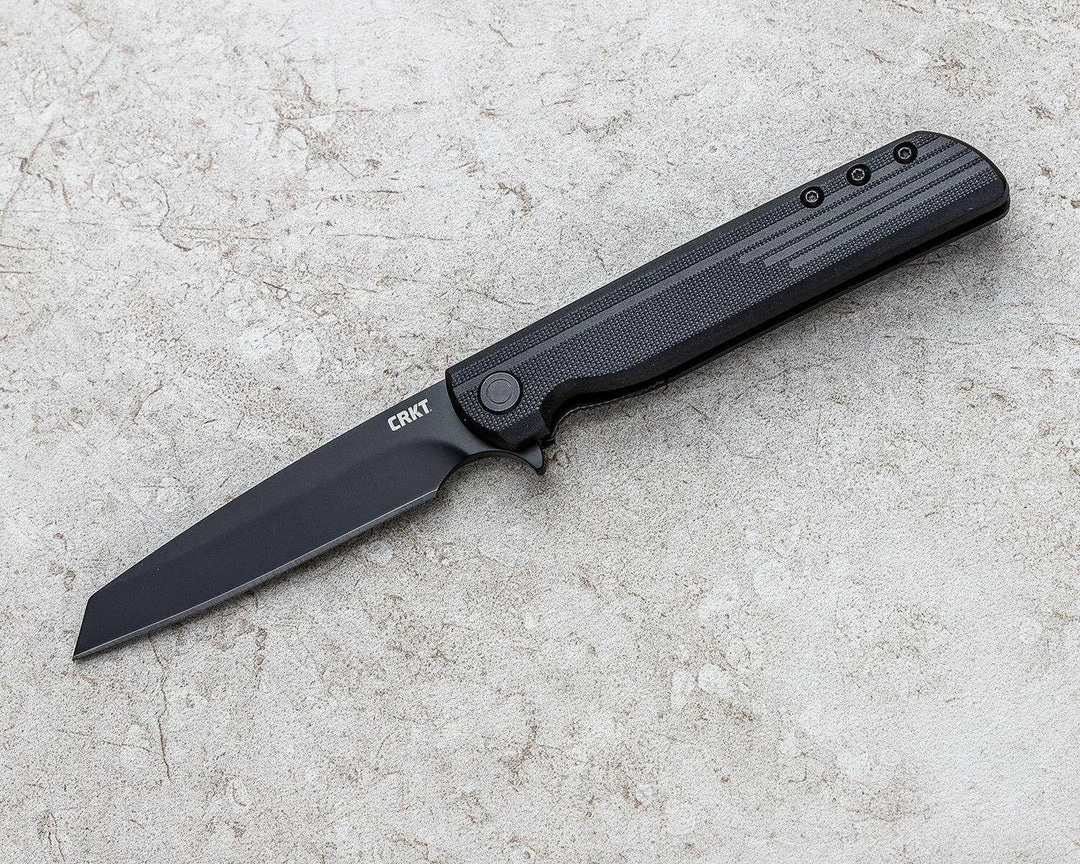 Promo 🔔 CRKT Knives CRKT Matthew Lerch LCK + Blackout Assisted Flipper Knife 3.244" Black Reverse Tanto Blade 🔔 7 CRKT Knives CRKT Matthew Lerch LCK + Blackout Assisted Flipper Knife 3.244" Black Reverse Tanto Blade