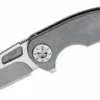 CURTISS CUSTOM KNIVES Curtiss F3 Medium Flipper Knife 3.25" CTS-XHP Slicer Blade, Standard Titanium Handles - F3 Medium SL/FL