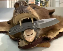 CURTISS CUSTOM KNIVES Curtiss Knives F3 Medium CTS-XHP Wharncliffe Non-Flipper Slim Folder WH/NF