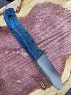 Fiddleback Forge Bushcrafter Sr. Knife W/ Curly Ash Handles