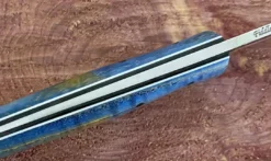 Fiddleback Forge Camp Muk Knife W/ Curly Ash Handles