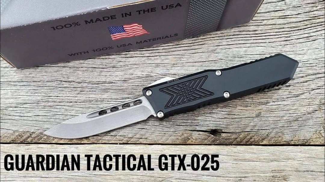 Promo π₯ Guardian Tactical GTX-025 OTF Auto Knife (2.5" Stonewash) 12-3511 π₯° 6 Guardian Tactical GTX-025 OTF Auto Knife (2.5" Stonewash) 12-3511