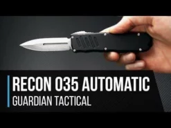 Guardian Tactical RECON-035 D/A Dagger OTF Automatic Black (3.3" SW) 93531