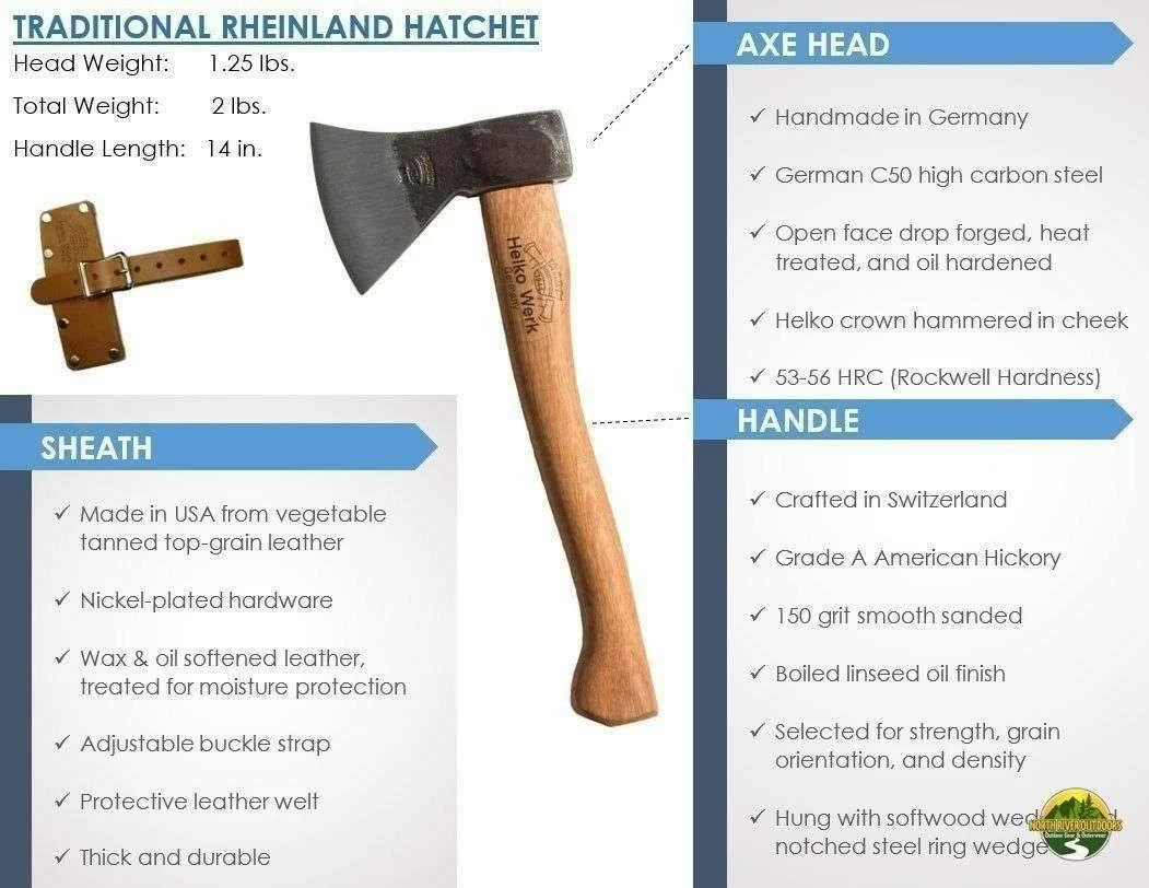 Wholesale π Helko Werk Rheinland Hatchet Deluxe Sheath β 5 Helko Werk Rheinland Hatchet Deluxe Sheath