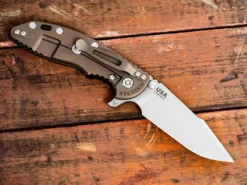 RICK HINDERER Hinderer XM-18 3.5" Skinny Harpoon Spanto Bronze Black G10
