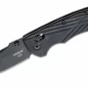 NORTH RIVER OUTDOORS Hogue 24266 Deka Folding Knife 3.25" CPM-20CV Black Wharncliffe G10