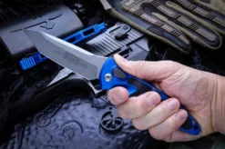Budget β¨ Microtech Socom Elite T/E Auto Knife Blue Handle (Stonewash Blade) 161A-10 BL All Knife Brands π 9 Microtech Socom Elite T/E Auto Knife Blue Handle (Stonewash Blade) 161A-10 BL All Knife Brands