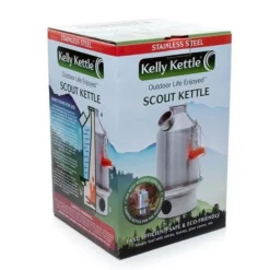 Water Filtration Kelly Kettle Scout Kettle 1.2L Stainless 50113 (Latest Model)