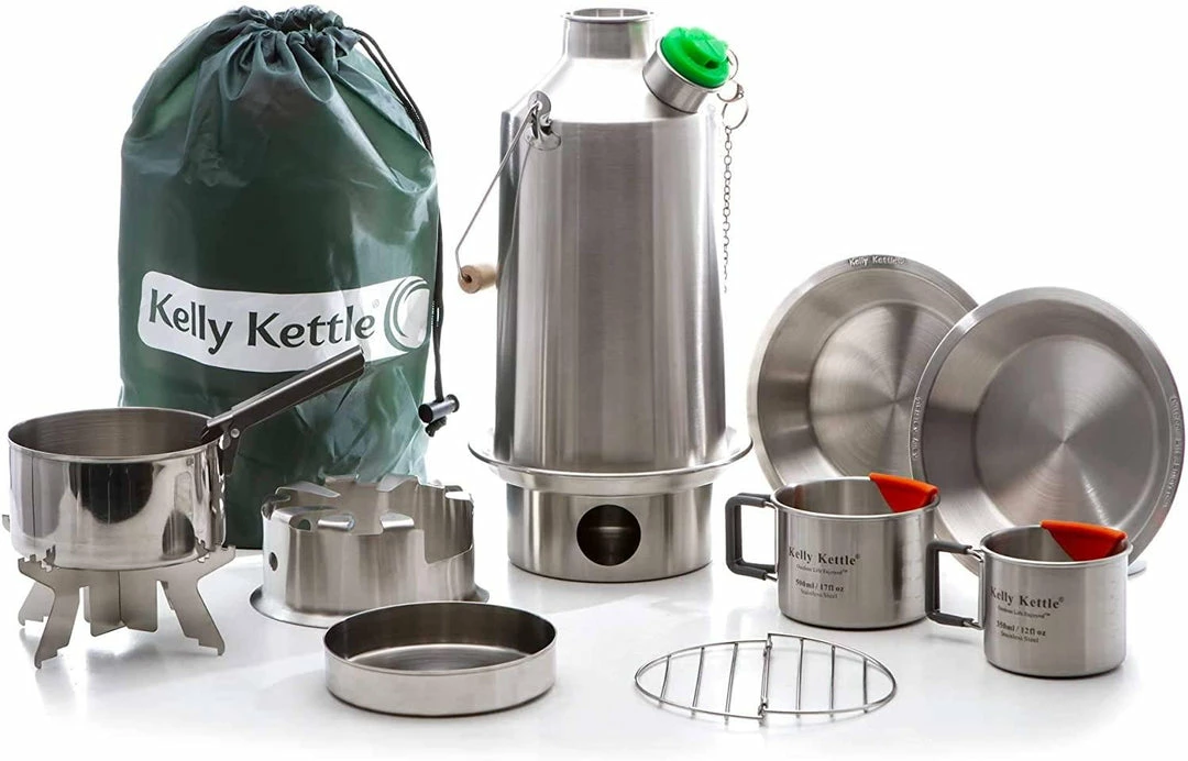 Coupon ๐ Water Filtration Kelly Kettle Ultimate Base Camp Kit 54 Oz Large Stainless Camp Kettle W/ Stove For Fishing, Hunting, Hiking ๐ 3 Water Filtration Kelly Kettle Ultimate Base Camp Kit 54 Oz Large Stainless Camp Kettle W/ Stove For Fishing, Hunting, Hiking