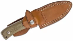 Flash Sale 🎁 LionSteel Knives LionSteel Bushcraft Fixed Blade Knife 3.74" M390, Green Micarta Handles 🥰 8 LionSteel Knives LionSteel Bushcraft Fixed Blade Knife 3.74