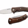 Outlet ๐ LionSteel KUR Flipper Knife - Santos Wood Handles (Italy) ๐ 2 LionSteel KUR Flipper Knife - Santos Wood Handles (Italy)