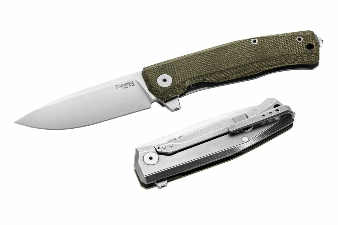 Coupon 👏 LionSteel MT01 CVG Myto Knife 3.27" M390, Green Micarta LionSteel Knives 🎁 3 LionSteel MT01 CVG Myto Knife 3.27" M390, Green Micarta LionSteel Knives
