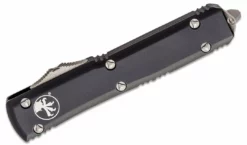Promo 👏 Microtech 121-10AP Ultratech Auto S/E Knife 3.46" Apocalyptic Plain Blade, Black Handles 😉 9 Microtech 121-10AP Ultratech Auto S/E Knife 3.46