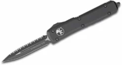 Microtech 122-3T Ultratech D/E Tactical Auto OTF Knife 3.46" Plain/Serrated