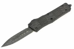 Microtech 142-16CFS Combat Troodon D/E Carbon Fiber Damascus All Knife Brands