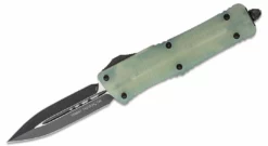 Microtech 142-1GTJGS Combat Troodon AUTO OTF 3.75" Double Edge Jade G10 All Knife Brands