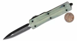 Best deal โจ All Knife Brands Microtech 147-1GTJGS UTX-70 Auto OTF 2.41" Jade G10 ๐ 11 All Knife Brands Microtech 147-1GTJGS UTX-70 Auto OTF 2.41