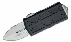 All Knife Brands Microtech 157-12 Exocet OTF Auto Knife 1.98" Stonewashed Serrated D/E