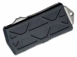 All Knife Brands Microtech 157-12 Exocet OTF Auto Knife 1.98" Stonewashed Serrated D/E